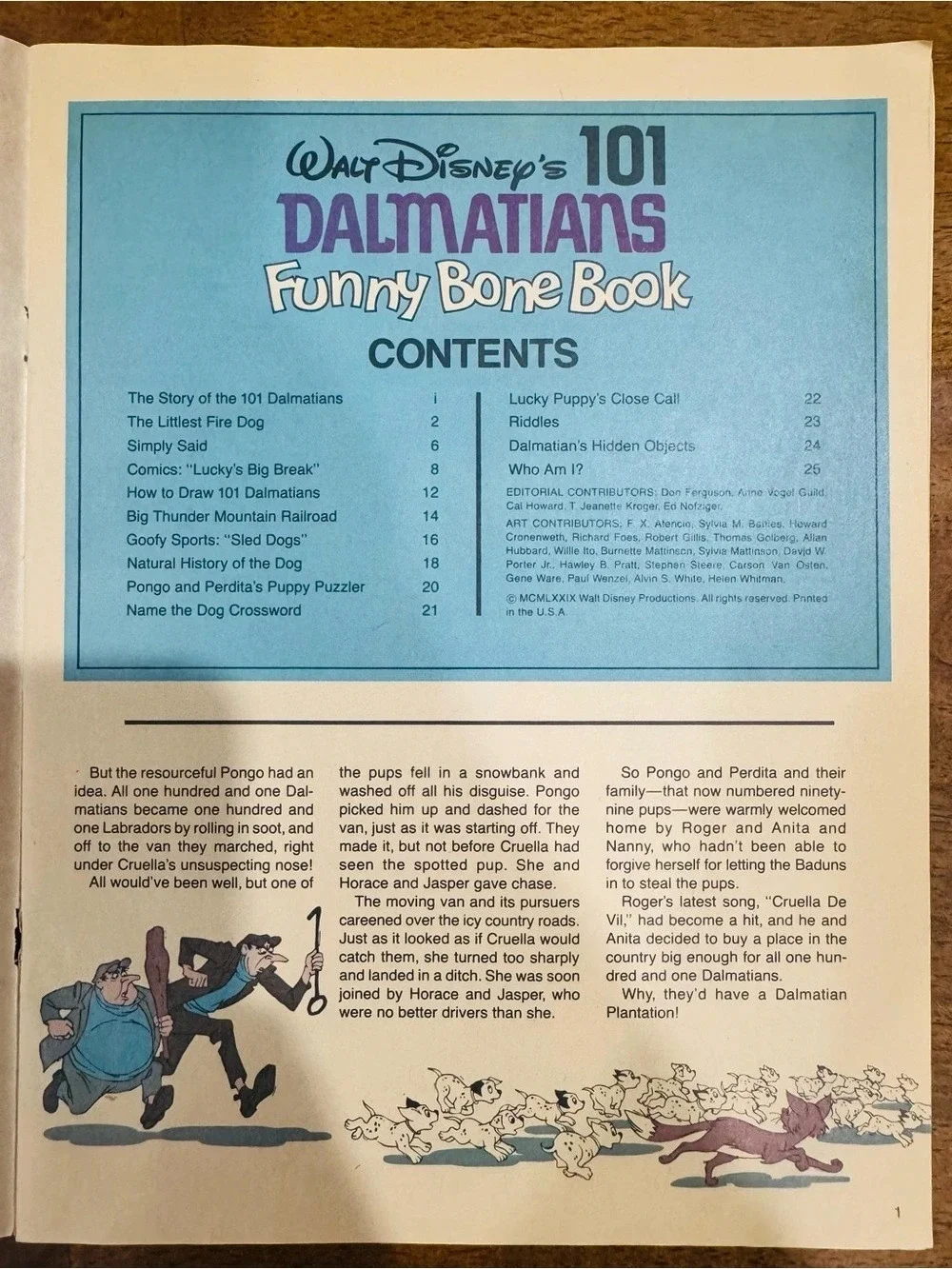 Disney 101 Dalmatians Funny Bone Book Activity Book Red & Yellow